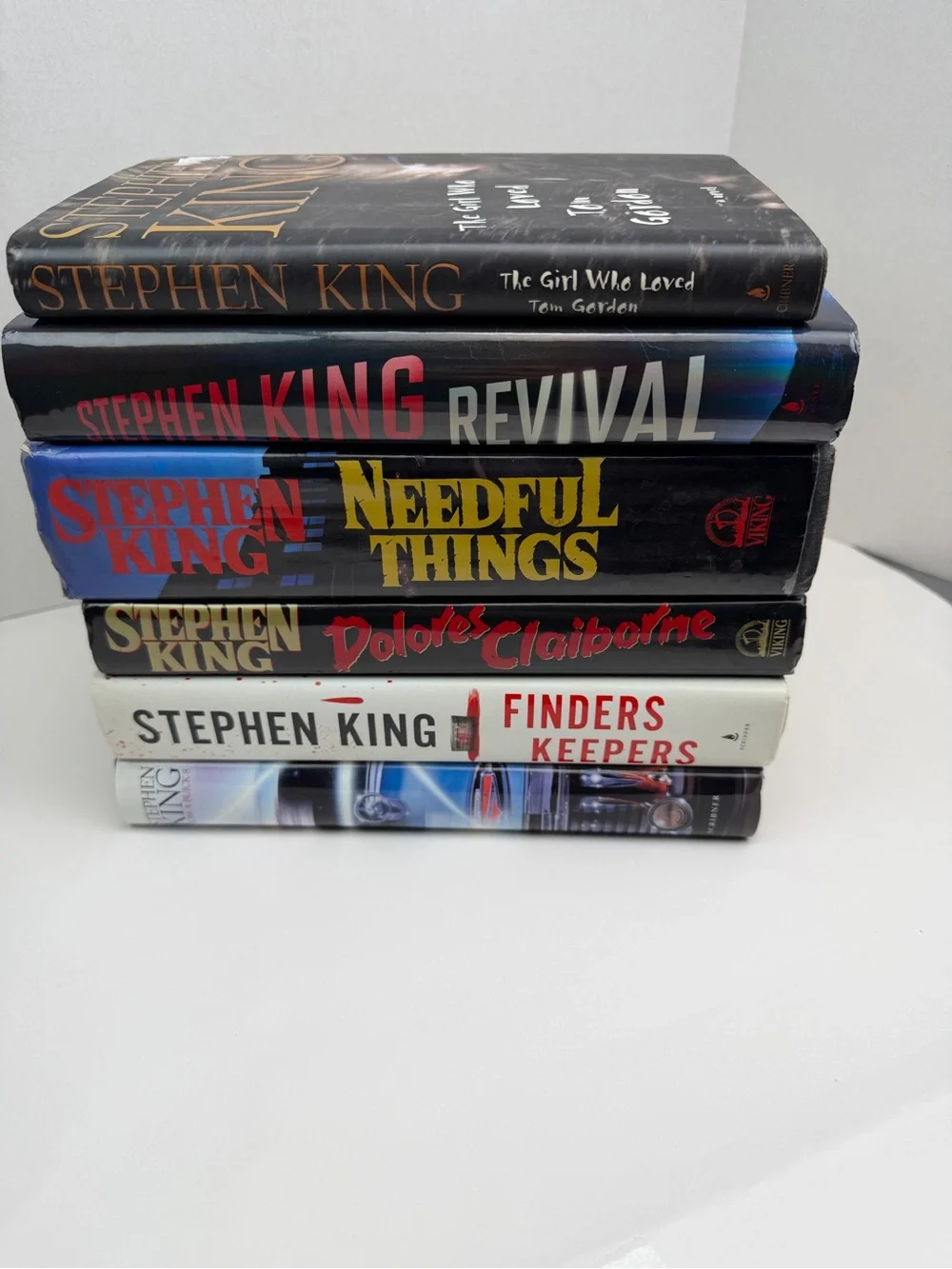 Stephen King Hardcover Books Lot Of 6 All First Edition With Dust Jackets